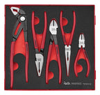 Juego de alicates Teng Tools Vinyl Grip Q FOAM2 de 5 piezas — TED441Q