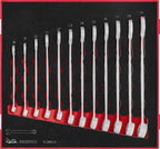 Juego de llaves combinadas Teng Tools con espuma antideslizante FOAM2, 12 piezas — TED8012