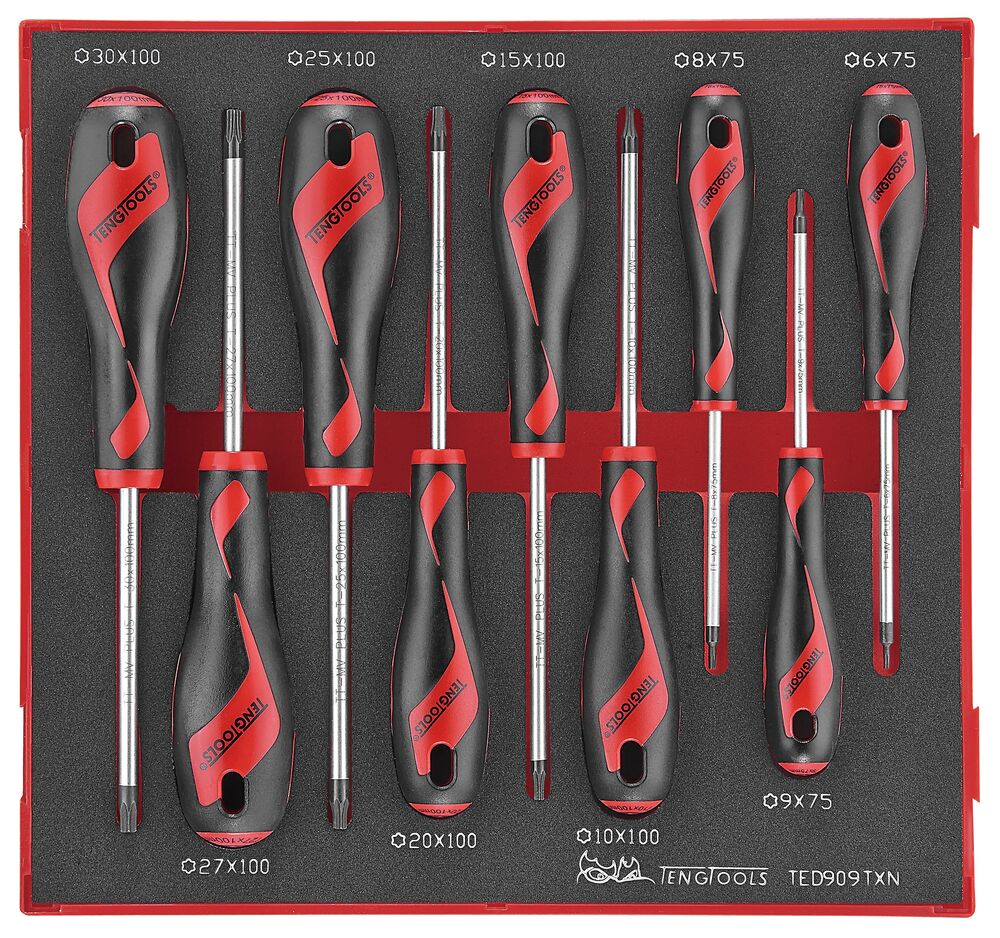 Screwdriver Set TX FOAM2 9 Pieces