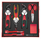 Juego de herramientas de corte industrial Teng Tools, 6 piezas (FOAM2) — TEDCT06