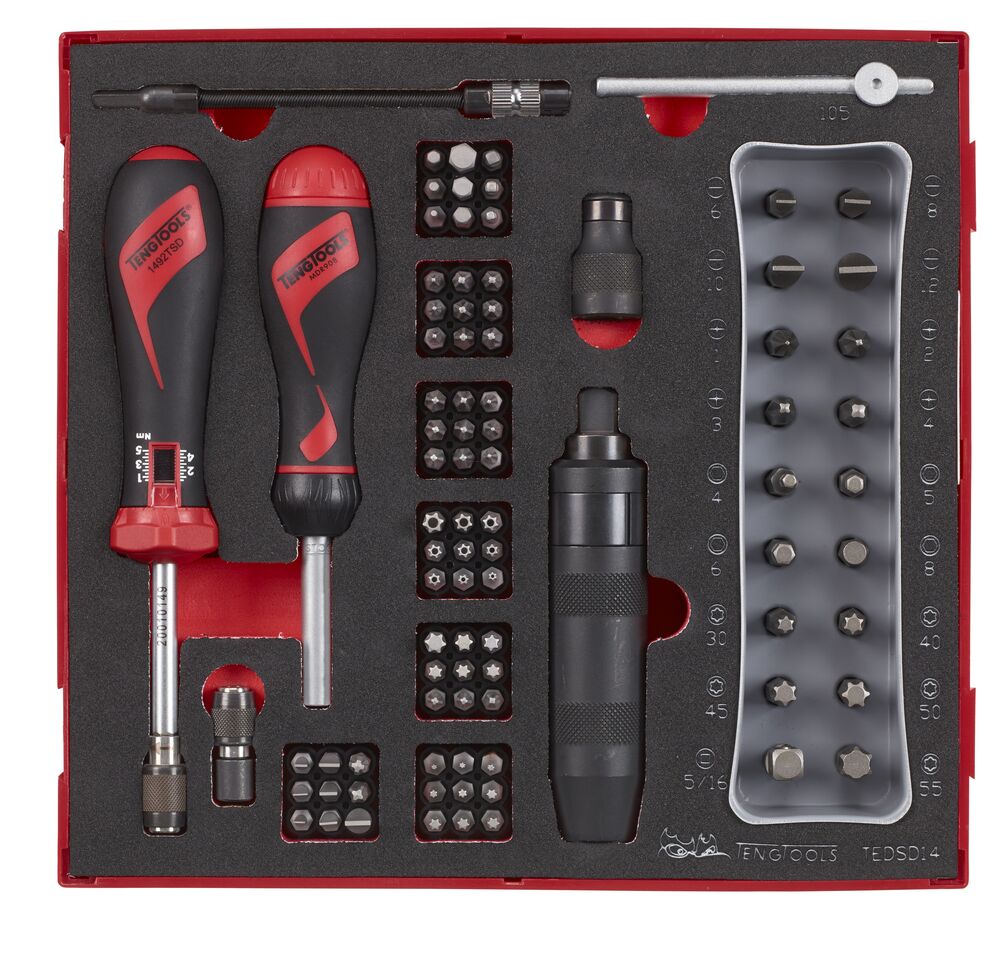 Torque Screwdriver Set FOAM2 95 Pieces
