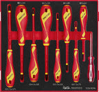 Juego de destornilladores aislados Teng Tools mixtos FOAM2 de 9 piezas — TEDV909N
