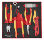 Juego de Alicates y Cuchillo Aislados Teng Tools FOAM2, 8 Piezas — TEDVMB08