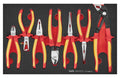 Insulated Plier Set FOAM3 7 Pieces