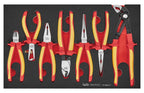 Juego de alicates aislados Teng Tools FOAM3, 7 piezas — TEFMBV07