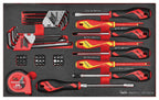 Juego de destornilladores y llaves hexagonales/TX Teng Tools 2 FOAM3 54 piezas — TEFMDI54