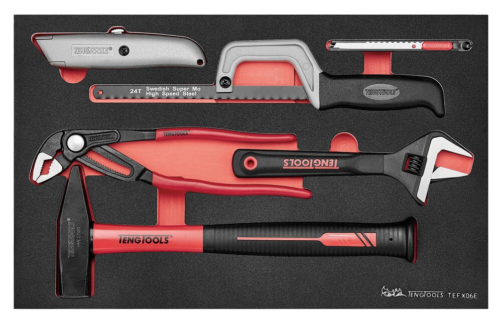 General Tool Set E FOAM3 6 Pieces