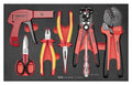 Teng Tools Electrician Tool Set FOAM3 7 Pieces — TEFX07A