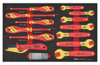 Juego de llaves y destornilladores aislados Teng Tools FOAM3, 17 piezas — TEFXV17
