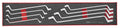 Double Ring Spanner Set FOAMX4 8 Pieces