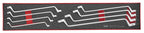 Juego de llaves de doble anillo Teng Tools FOAMX4 de 8 piezas — TEX6308