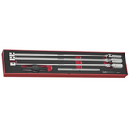 Teng Tools Juego de llaves para bujías con mango en T de 3/8 FOAMX4 5 piezas — TEXTB05