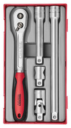 Teng Tools Juego de carraca de 1/2" y accesorios TT1 de 5 piezas — TT1205