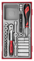 1/4 Socket Set 6 pt TT1 35 Pieces