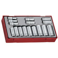 3/8 Socket Set 12 pt TT1 16 Pieces