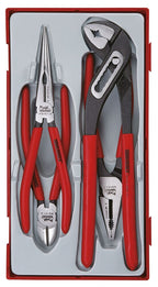 Juego de alicates Teng Tools con mango de vinilo, 4 piezas — TT440