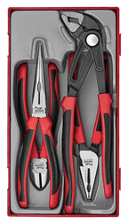 Teng Tools Juego de alicates con mango TPR Q de 4 piezas — TT440-TQ