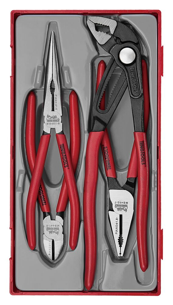 Plier Set Vinyl Grip Q TT1 4 Pieces