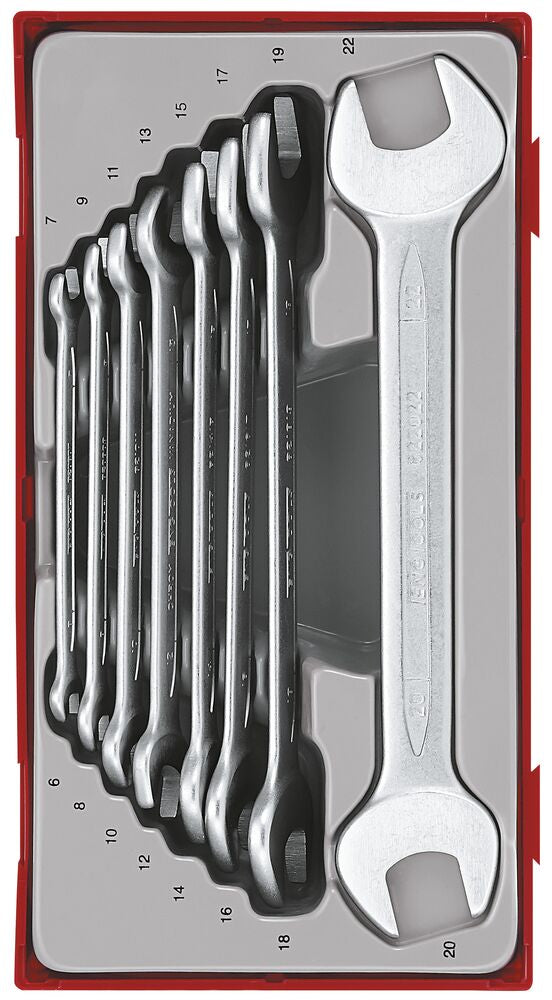 Double Open Ended Spanner Set TT1 8 Pieces