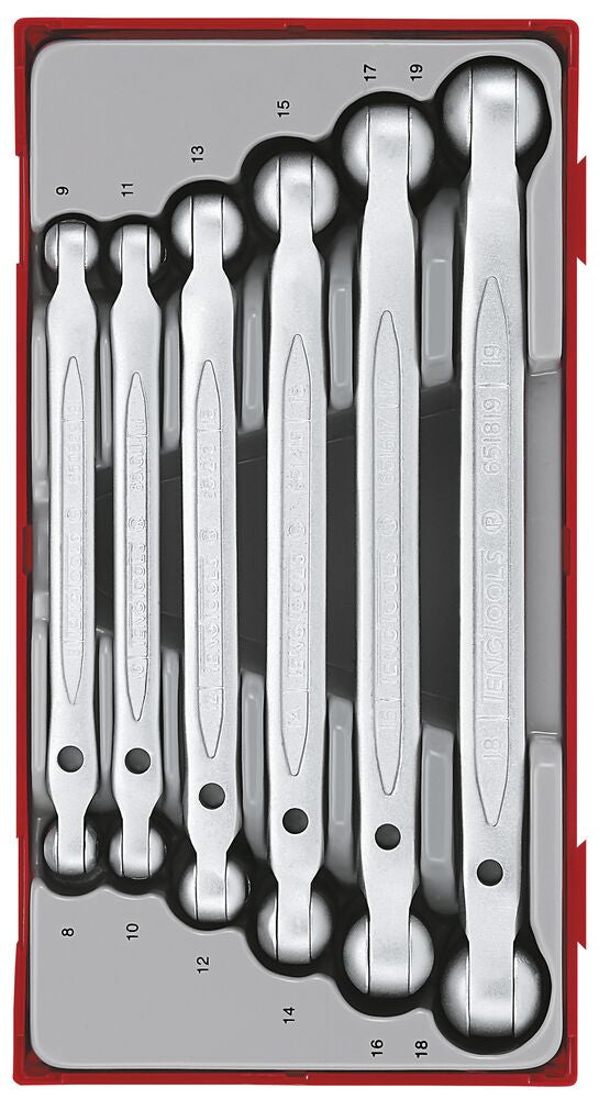 Double Flex Wrench Set TT1 6 Pieces