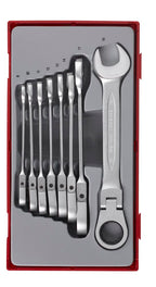 Juego de llaves combinadas con carraca Teng Tools RF TT1 de 8 piezas — TT6508RF
