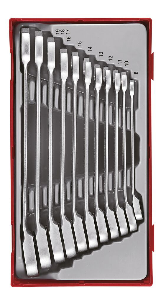 Ratcheting Combination Spanner Set R TT1 11 Pieces