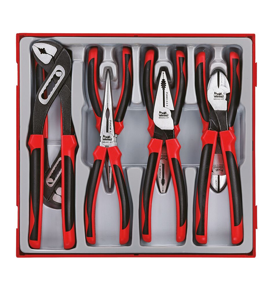 Plier Set TPR Grip TT2 8 Pieces