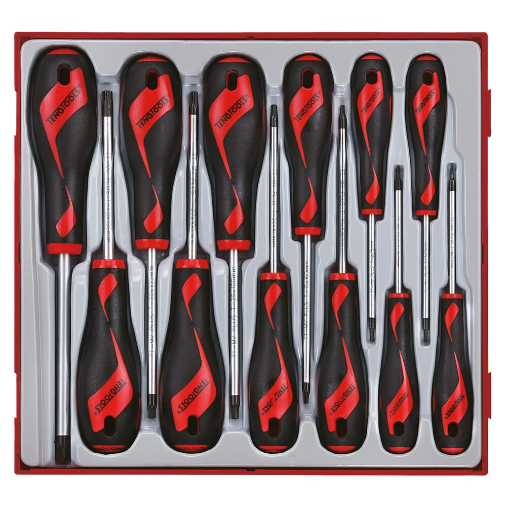 Screwdriver Set TX TT2 12 Pieces