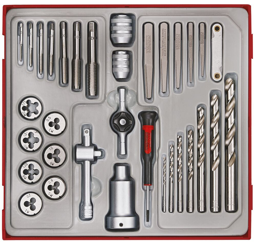 Tap and Die Set, 34 Pieces (TT2)