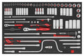 1/4 & 3/8 Socket Set FOAM4X4 86 Pieces