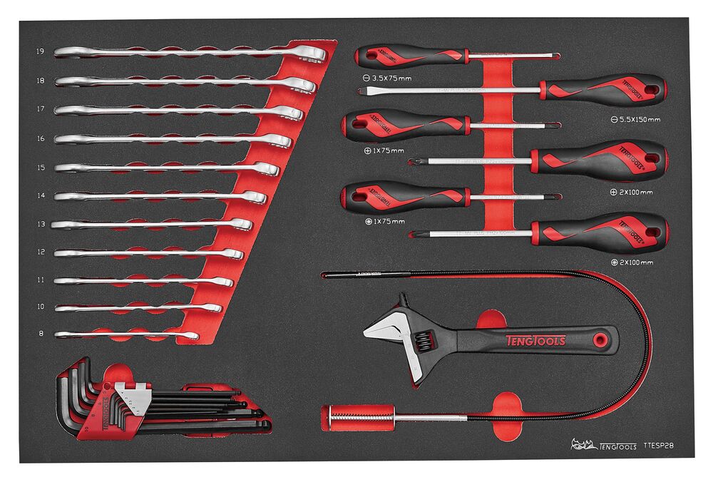 General Tool Set FOAM4X4 28 Pieces