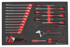 Teng Tools Juego de herramientas general FOAM4X4 28 piezas — TTESP28