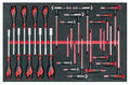 Nut Driver & Hex/TX T-Handle Set FOAM4X4 23 Pieces