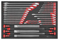 Spanner & File Set FOAM4X4 32 Pieces