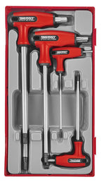 Juego de llaves hexagonales de mango en T Teng Tools TT1 de 7 piezas — TTHEX7S