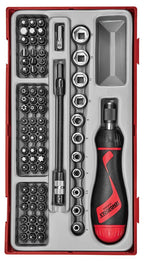Juego de destornillador de carraca con puntas Teng Tools TT1, 84 piezas — TTMDR84