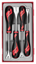 Juego de 4 herramientas para quitar grapas y paneles Teng Tools — TTSR04A
