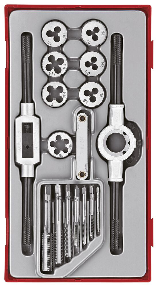 Tap and Die Set, 17 Pieces (TT1)