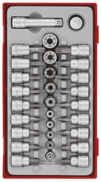 Juego de vasos con puntas TX de 3/8" Teng Tools TT1 de 30 piezas — TTTX30