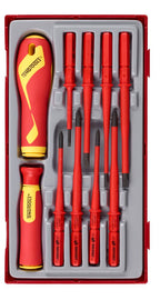Juego de destornilladores aislados Teng Tools Hojas intercambiables TT1 10 piezas