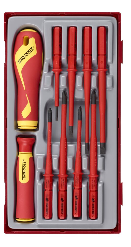 Insulated Screwdriver Set Interchangeable Blades TT1 10 Pieces