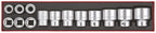Juego de vasos AF de 12 caras de 3/4" de Teng Tools TTX4 de 14 piezas — TTX34AF