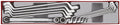Double Ring Spanner Set TTX4 11 Pieces
