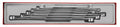 Long Double Ring Spanner Set TTX4 6 Pieces