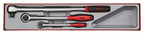 Juego de llaves de carraca de brazo largo Teng Tools TTX4 de 3 piezas — TTXRL03