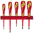 Teng Tools Insulated Screwdriver Set Mixed Wall Rack 5 Pieces — WRMDV05N