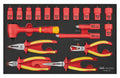 Teng Tools Insulated Socket & Pliers Set FOAM3 19 Pieces NZ — TEFSKV19NZ
