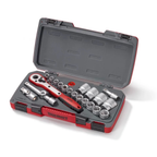 Teng Tools MECCA PRO Juego de llaves de vaso de 1/2" y 6 puntas, 21 piezas — T1221-6