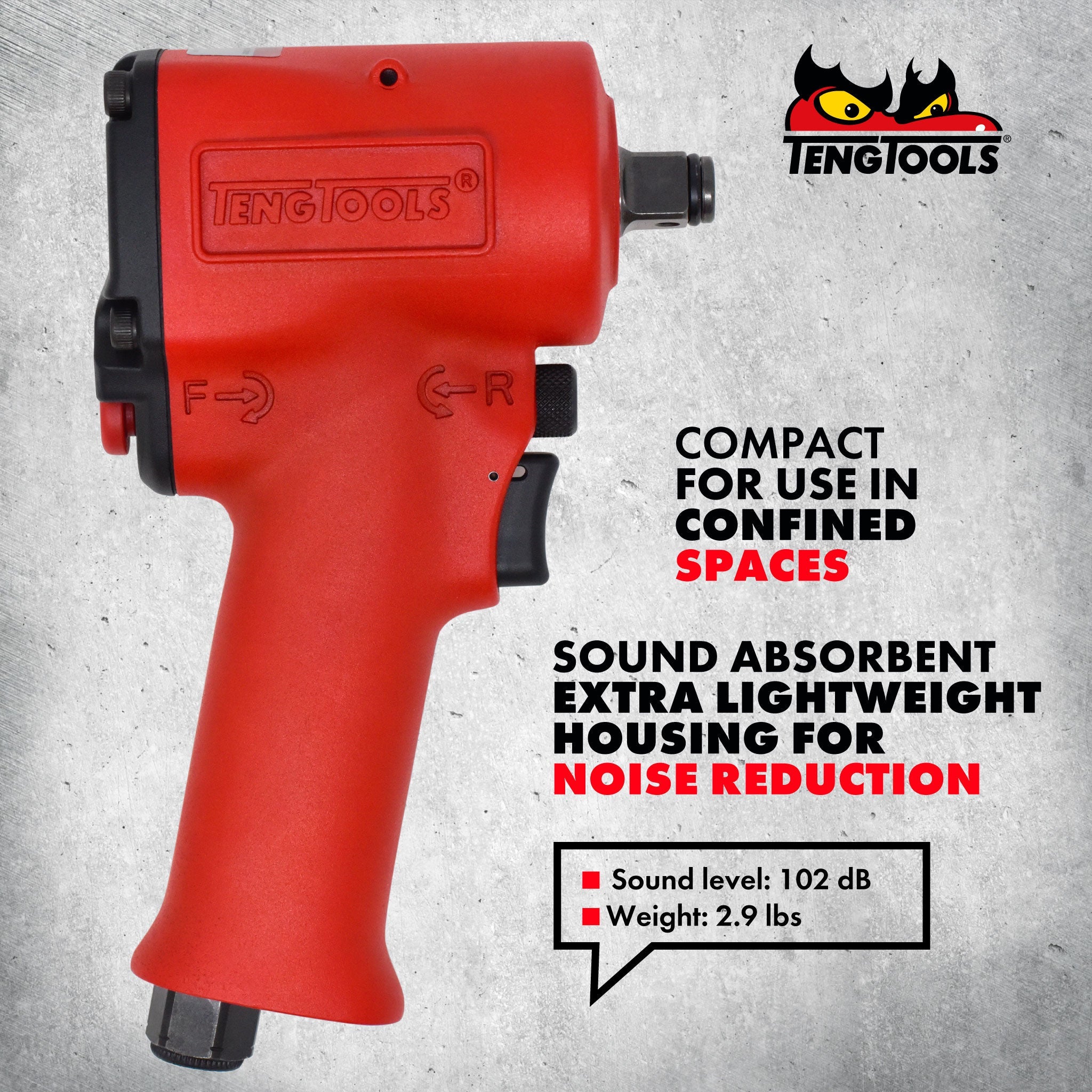 1/2" Mini Air Impact Wrench