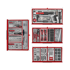26" PRO35™ Stack Tool Kit, 753 Pieces, Red